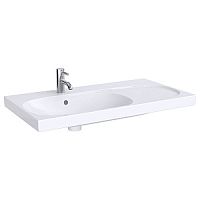 Geberit 500.625.01.8 Раковина Acanto с полочкой справа, 90x48