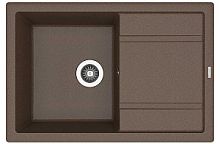 Мойка для кухни Florentina 20.160.D0760.303 Липси 76х51 см, с крылом, мокко