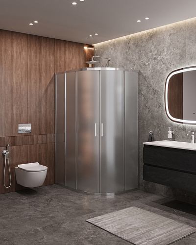 Душевой уголок Cezares MOLVENO MOLVENO-RH-2-100/80-P-Cr