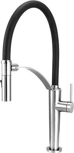 Смеситель Deante BRC_072M Corda для кухни с выдвижным изливом, хром