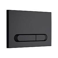 Смывная клавиша KKPol 350/PPC/076-00-00 M09 для инсталляции, черный матовый