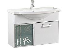 Тумба под раковину Акватон Сайгон 85 1A105701SA010 белая, 81х56х33