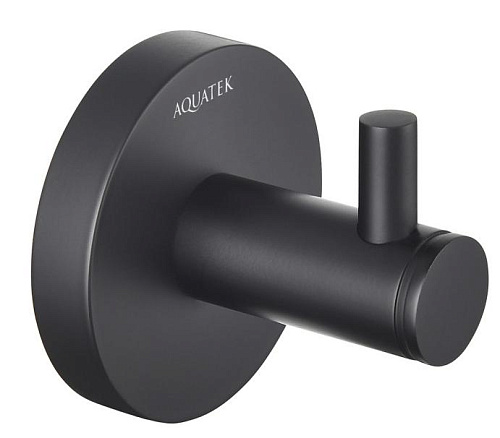 Крючок Aquatek AQ4101MB Европа, черный матовый купить недорого в интернет-магазине Керамос