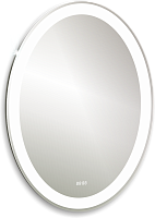 Зеркало Aquanika AQF5777RU24 FUTURE 57х77 см: сенсорный выключатель, датчик на движения, часы