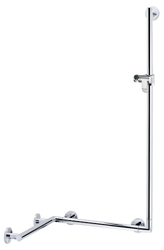 Поручень Keuco 34908014611 Plan Care вдоль стены и штанга для душа, хром купить недорого в интернет-магазине Керамос