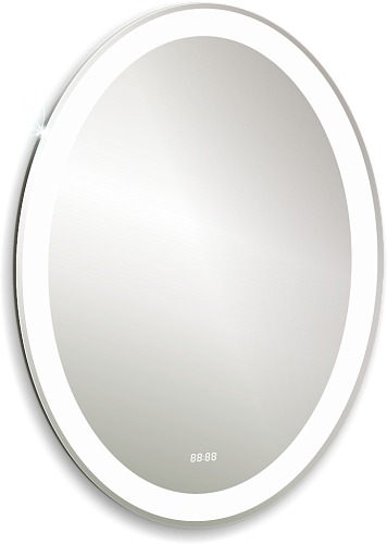 Зеркало Aquanika AQF5777RU24 FUTURE 57х77 см: сенсорный выключатель, датчик на движения, часы купить недорого в интернет-магазине Керамос