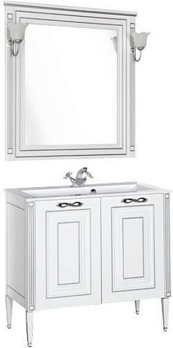 Комплект мебели Aquanet 00182133 Паола для ванной комнаты, белый купить недорого в интернет-магазине Керамос