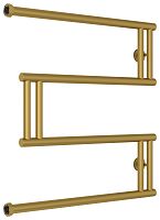 Полотенцесушитель водяной Сунержа 032-4050-6060 High-Tech Model M+, 600х600 мм, матовое золото