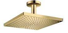 Hansgrohe Верхний душ Hansgrohe Raindance E 300 1jet с потолочным подсоединением 26250990, полированное золото