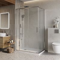 Душевой уголок BelBagno LUCE LUCE-AH-21-130/80-C-Cr Душевой уголок BelBagno LUCE LUCE-AH-21-130/80-C-Cr