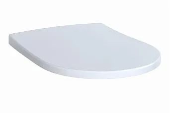 Крышка-сиденье Geberit 500.604.01.2 Acanto для унитаза, Slim, антибактериальная, альпийский белый
