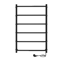 Электрический полотенцесушитель INDIGO LCEE80-50BRR Embrace без полочки, черный
