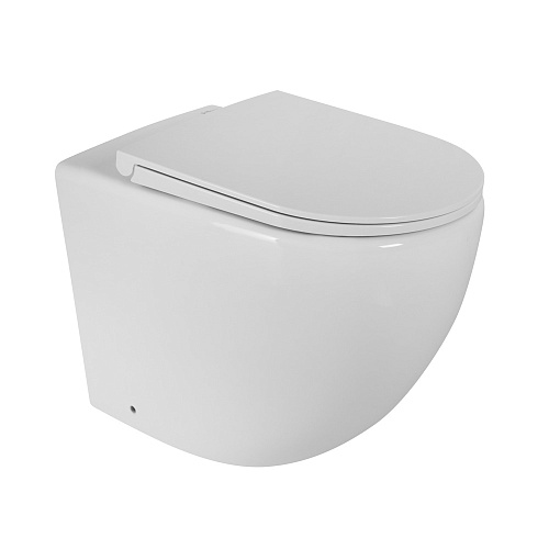 Унитаз приставной BelBagno SFERA-R BB2141CBR/BB902SC Унитаз приставной BelBagno SFERA-R BB2141CBR/BB902SC