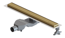 Душевой лоток Boheme MATT GOLD 982-60-MG