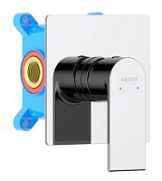 Смеситель Aquatek AQ1466CR Лира для душа (внешняя и скрытая часть), хром