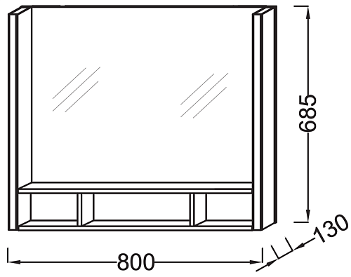 Зеркало Jacob Delafon Terrace EB1181-NF (exp)