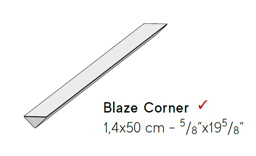 Декоративный элемент AtlasConcorde BLAZE BlazeVerdigrisCorner50 купить недорого в интернет-магазине Керамос