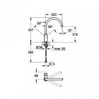 Смеситель для кухни Grohe BauClassic 31234000
