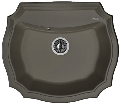 Мойка для кухни Florentina 20.355.D0640.302 Эмилия 64х55 см, антрацит Мойка для кухни Florentina 20.355.D0640.302 Эмилия 64х55 см, антрацит снят с производства