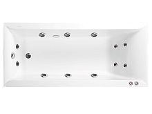 Акриловая ванна с гидромассажем 12 джетов Vagnerplast VERONELA 150x70