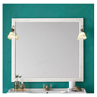 Зеркало 118хh102 см Eban FCRST118-B Style, цвет bianco decape