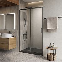Душевая дверь в нишу BelBagno LUCE LUCE-BF-1-120-C-NERO Душевая дверь в нишу BelBagno LUCE LUCE-BF-1-120-C-NERO