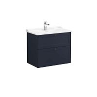 Тумба Vitra 68874 Root Classic с классической раковиной 80х47 см, подвесная, MDARKBLUE (матовый темно-синий) Тумба Vitra 68874 Root Classic с классической раковиной 80х47 см, подвесная, MDARKBLUE (матовый темно-синий)