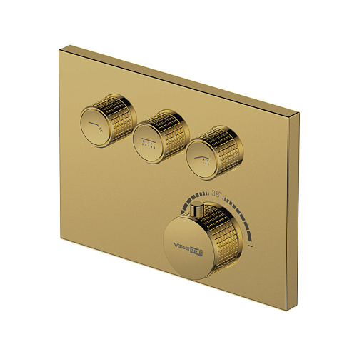 Смеситель для ванны/душа WasserKRAFT SAUER 7100 7158 Thermo Смеситель для ванны/душа WasserKRAFT SAUER 7100 7158 Thermo