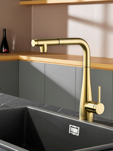 Смеситель для кухни AQUAme Cucina AQM9902BG Смеситель для кухни AQUAme Cucina AQM9902BG
