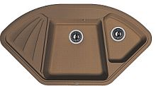 Мойка для кухни Florentina 20.185.J1060.303 Капри 106х58 см, с крылом, мокко