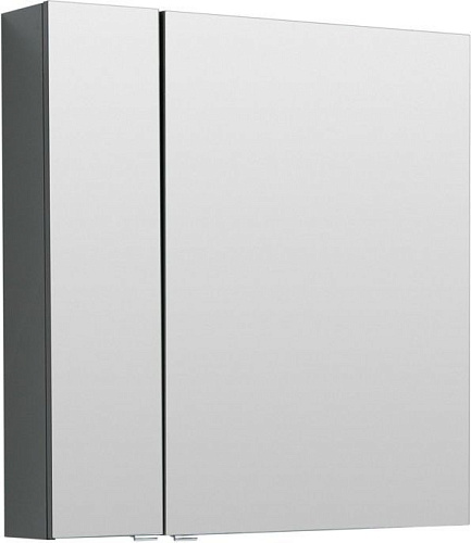 Зеркальный шкаф Aquanet 00240109 Алвита без подсветки, 80х85 см, серый купить недорого в интернет-магазине Керамос