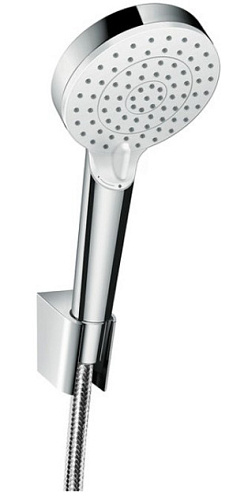 Душевой набор Hansgrohe Crometta Vario 125 26691400, белый/хром Душевой набор Hansgrohe Crometta Vario 125 26691400, белый/хром