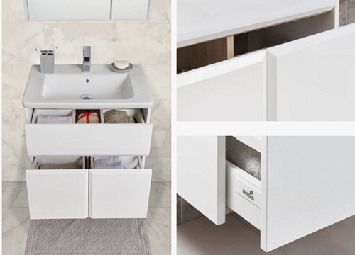 Сет №1574_ZRU9303010, Тумба под раковину + 327472000, Раковина для мебели Сет №1574_ZRU9303010, Тумба под раковину + 327472000, Раковина для мебели