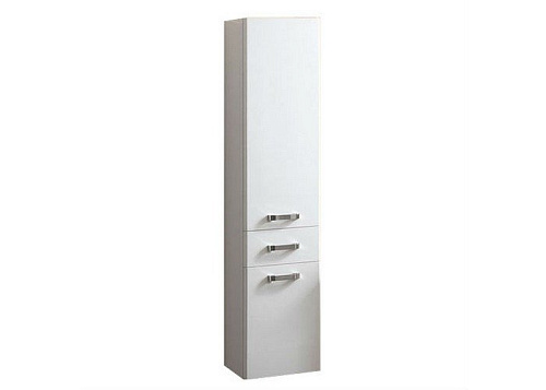 Шкаф - колонна Акватон 1A135203AM010 Америна 34х152 см, белый,хром глянец купить недорого в интернет-магазине Керамос