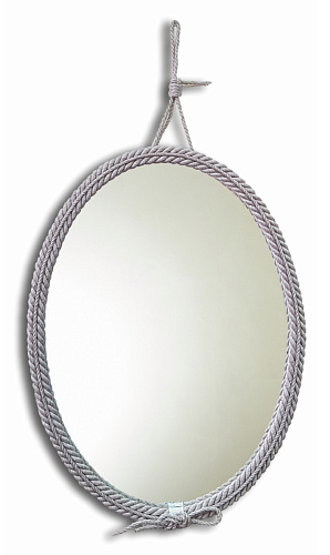 Зеркало Aquanika AQC5777RU14 COUNTRY 57х77 см: в обрамлении из джутовой веревки, с фурнитурой снят с производства