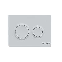 Кнопка Berges 040064 Novum O4 для инсталляции, белая Soft Touch