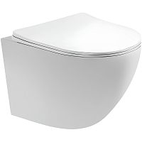 Унитаз подвесной Aquatek AQ1900-00 Европа 49х36 см, безободковый, белый