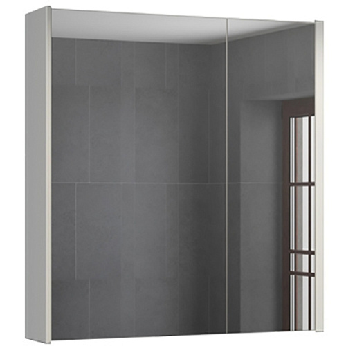 Зеркальный шкаф Comforty 00004137096 Женева 75х80 см, дуб белый купить недорого в интернет-магазине Керамос