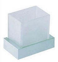 Cisal QU09050021  Quad Cтакан подвесной, цвет матовое стекло/хром