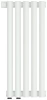Радиатор Сунержа 30-0310-5005 Эстет-1 отопительный н/ж EU50 левый 500х225 мм/ 5 секций, матовый белый