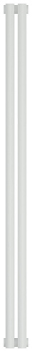 Радиатор Сунержа 30-0302-1202 Эстет-11 отопительный н/ж 1200х90 мм/ 2 секции, матовый белый