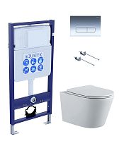 Инсталляция с подвесным унитазом Aquatek Вега SET AQUATEK ВЕГА-1905-016 KK-1