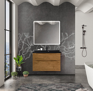 Раковина BelBagno BB900/450-LV-MR-PR из литьевого мрамора 90х45 см, белая