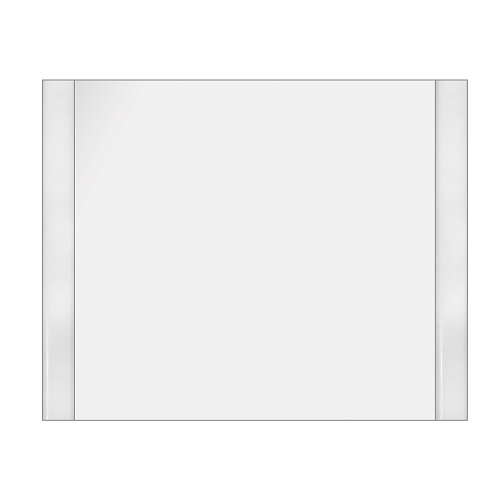 Зеркало Dreja 99.9007 Uni, 105х80 см, без подсветки, белое купить недорого в интернет-магазине Керамос