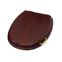 Simas LA009noce/oro  Lante Сиденье для унитаза с ручкой, дерево, цвет noce/золото, микролифт