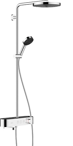 Душевая стойка с термост., излив., верх.и ручн.душ Hansgrohe  24230000 купить недорого в интернет-магазине Керамос