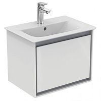 Тумба Ideal Standard E0817KN Connect Air для раковины 50х36 см, подвесная, Glossy White + Matt Light Grey (белый глянцевый + светло-серый матовый) Тумба Ideal Standard E0817KN Connect Air для раковины 50х36 см, подвесная, Glossy White + Matt Light Grey (белый глянцевый + светло-серый матовый)