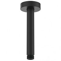 Кронштейн Ideal Standard B9446XG Idealrain для верхнего душа потолочный 15 см, Silk Black (черный шелк)