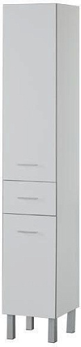 Шкаф-пенал Aquanet 00187487 Верона напольный, 200х35 см, белый купить недорого в интернет-магазине Керамос