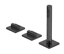 Смеситель Keuco 51130130500 Edition 11 для ванны, хром черный шлифованный